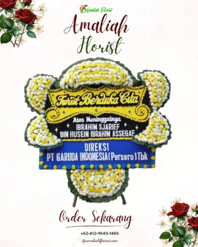 Papan Bunga Duka di Sombo